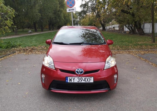 Toyota Prius cena 49900 przebieg: 96000, rok produkcji 2014 z Warszawa małe 106